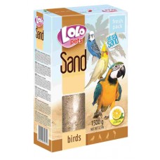 "Lolopets" Песок для птиц лимонный   1500г  